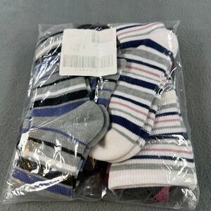 Copper Fit Assorted Crew Socks Pack Stripes and Argyle Multi-Color Patterns